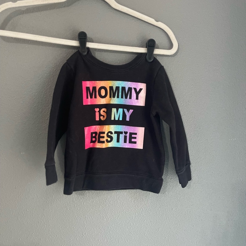 Garanimals Black Sweatshirt with Colorful Print